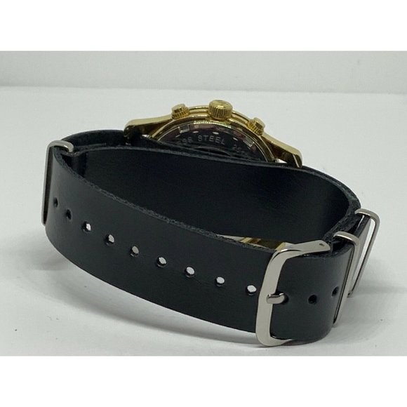 Michael Kors MK5055 Unisex Black Leather Analog Go main image 9